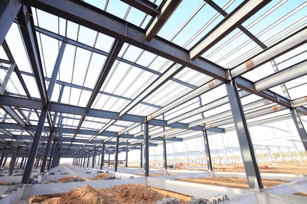 Warehouse under construction
