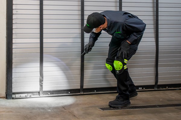 Flexi Armour garage door seal on warehouse door