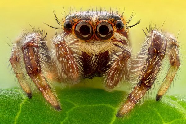 Jumping spider close up