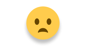 sad face emoji