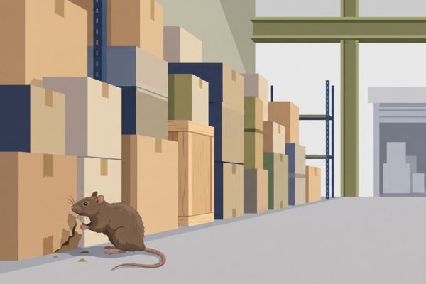 rodents in warehouse