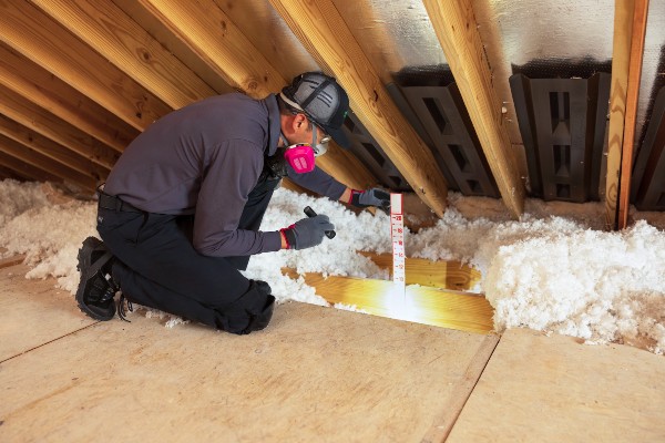 attic insulation measuring