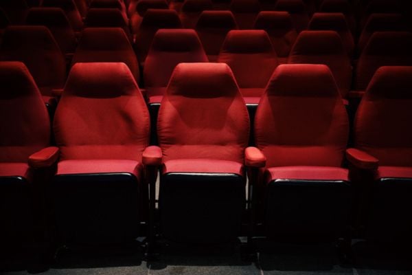 Movie theater chairs