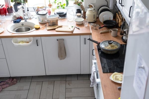 dirty kitchen